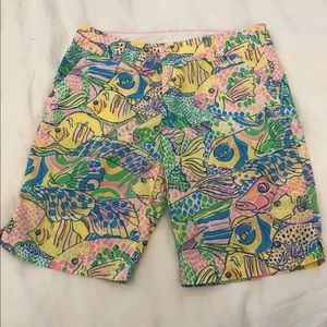 Lilly Pulitzer Party School Bermuda Shorts Size 2